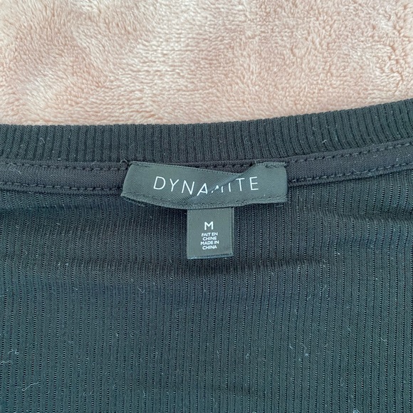 Black Dynamite Ribbed Bodysuit - Picture 3 of 3